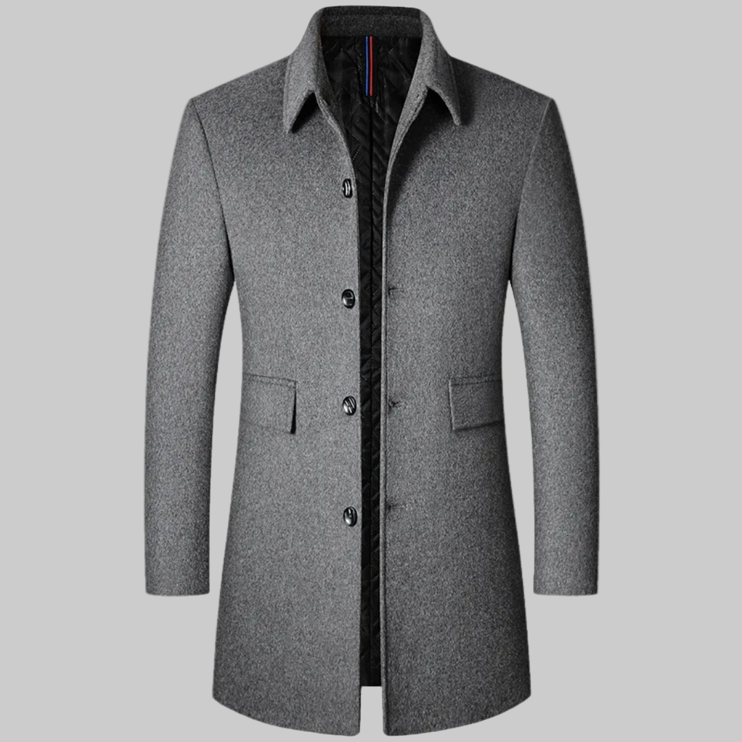 Leonard – Men’s Waterproof Wool Coat